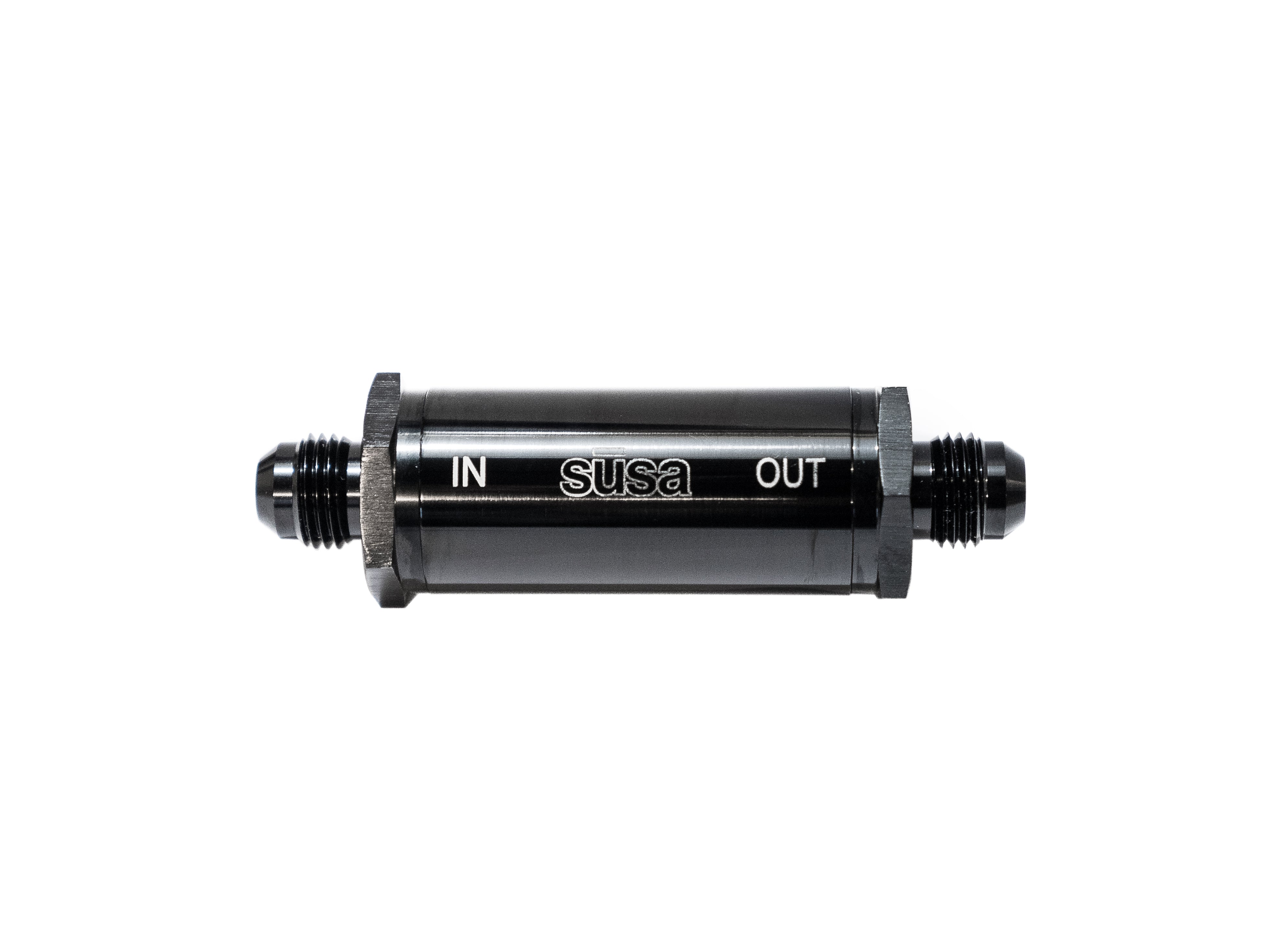 sūsa In-Line Pump Pre-Filter, AN Male-AN Male, 150µ