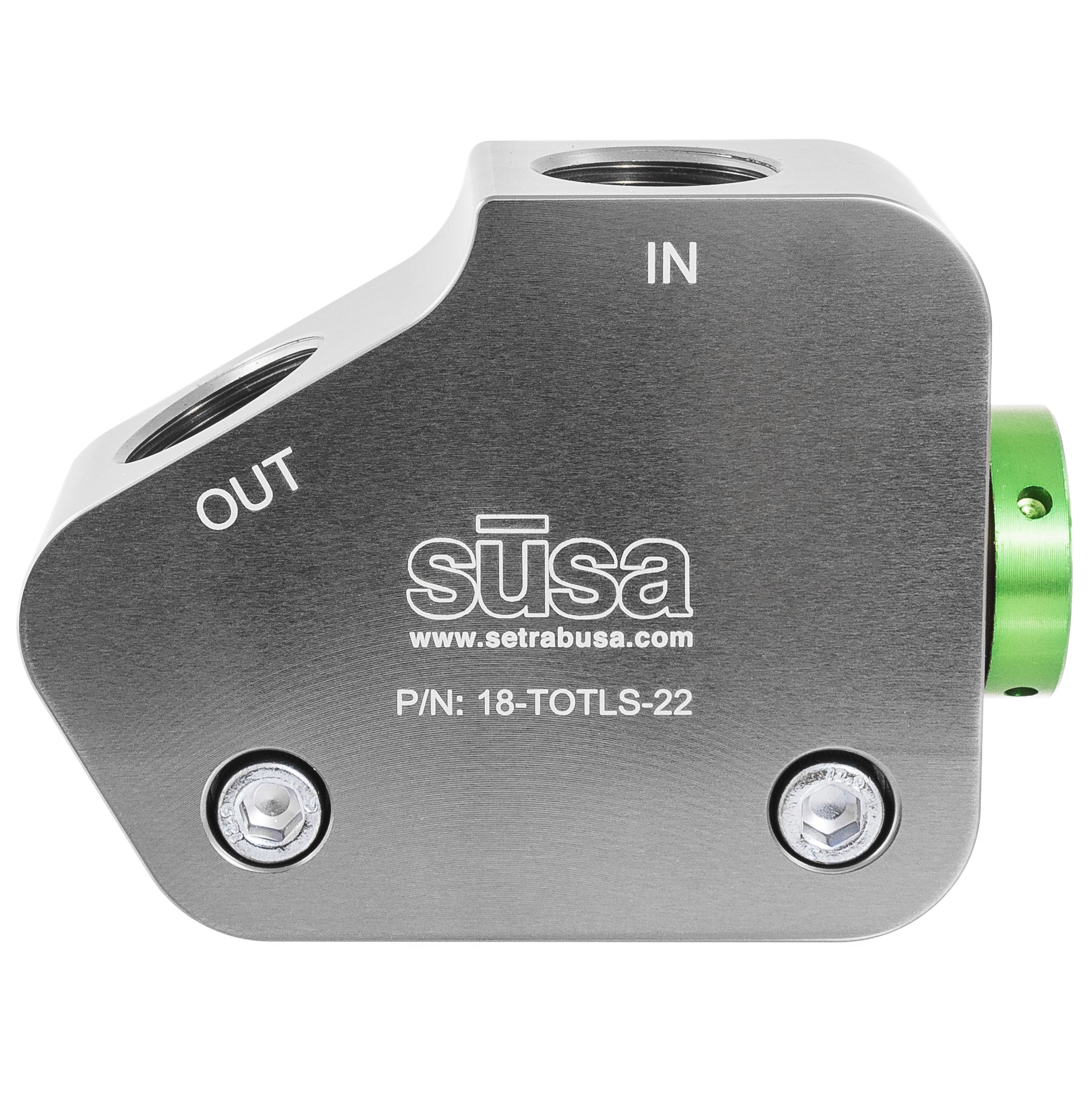 sūsa Oil Cooler Adapter for LS motors, 180ºF t-stat